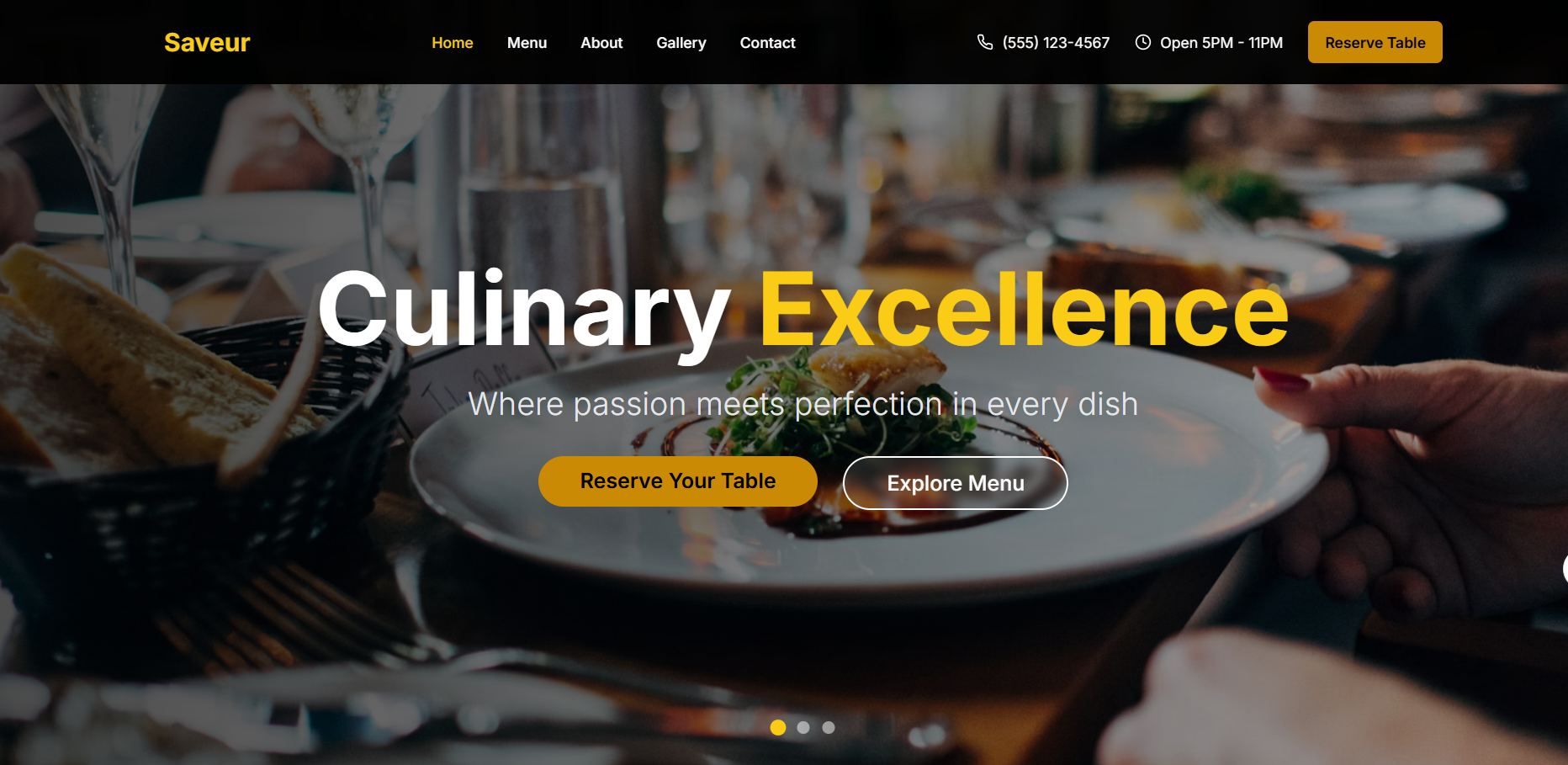 Restaurant Website